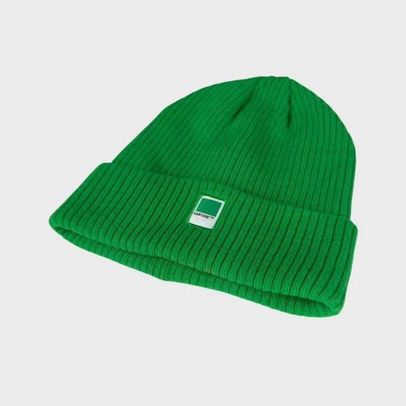 Pantone Bright Green Beanie - Picture 3 of 5